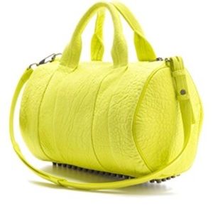 Alexander Wang Rocco duffle bag in Neon Citrine